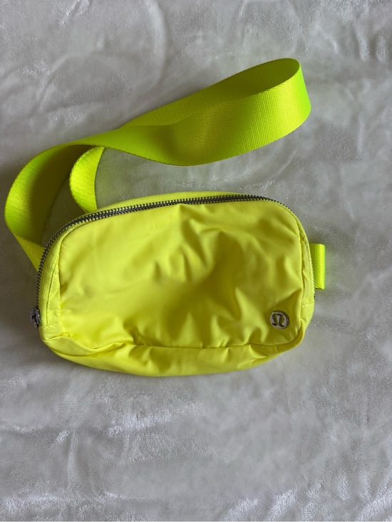 lululemon athletica Handbags - lululemon athletica Neon Yellow Mini Crossbody Pouch